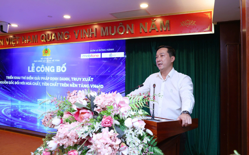 Thí điểm giải pháp định danh truy xuất nguồn gốc hóa chất, tiền chất